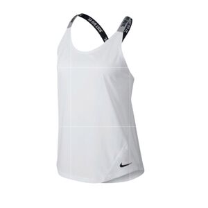 Nike Dri-Fit Elastika Training Tank Top White & Black - Medium *FAST SHIPPING*